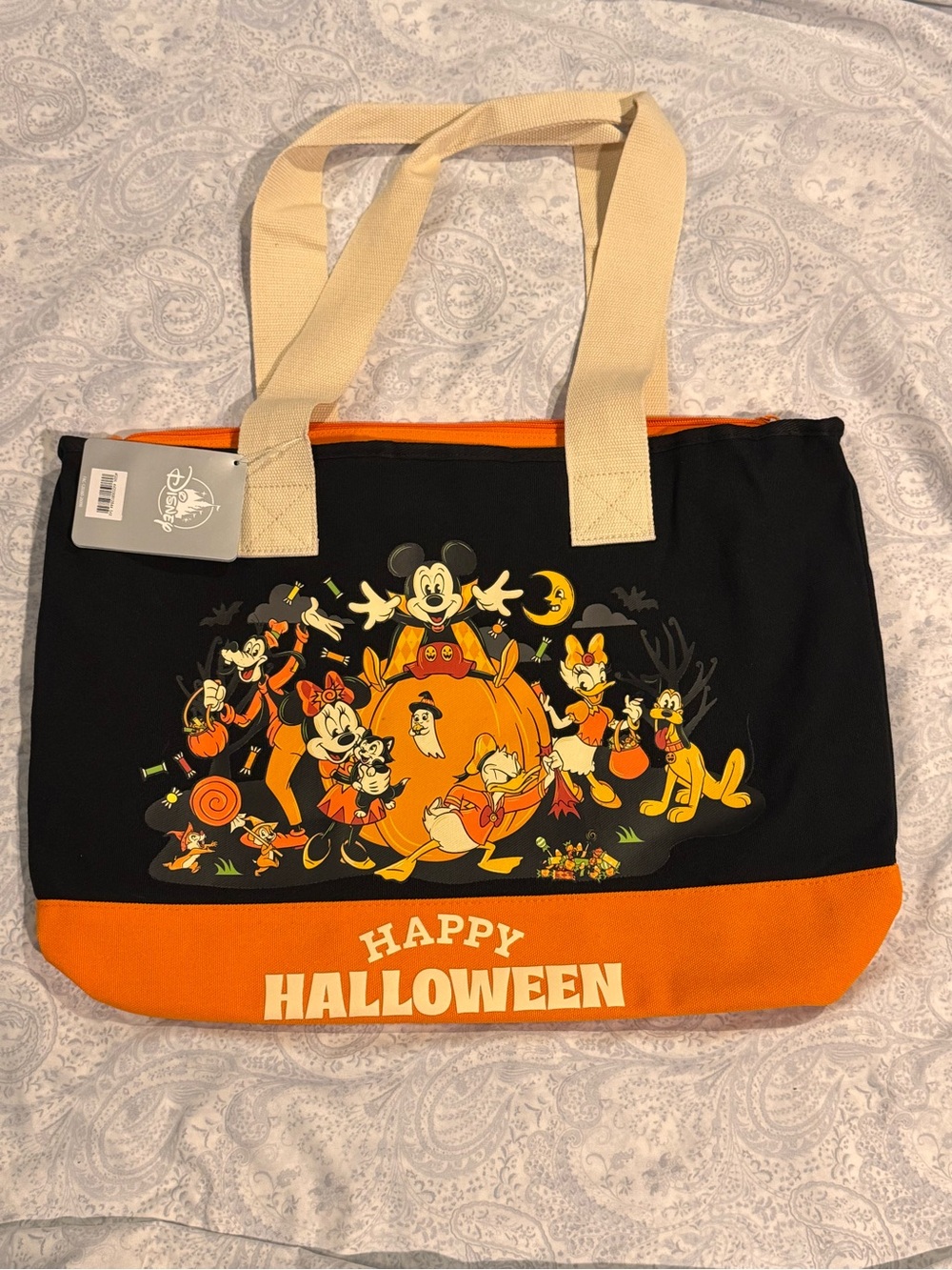 Disney Halloween Mickey Mouse and Friends Tote Bag